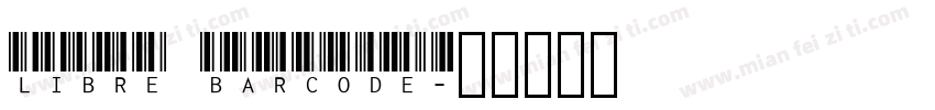 Libre Barcode字体转换